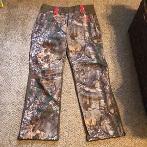 Real tree fleece lined Camo hunting pants